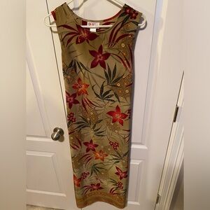 R&K ORIGINALS FLORAL MAXI DRESS Sz 10